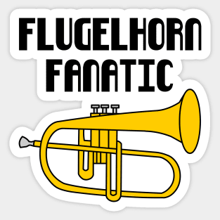 Flugelhorn Fanatic Sticker